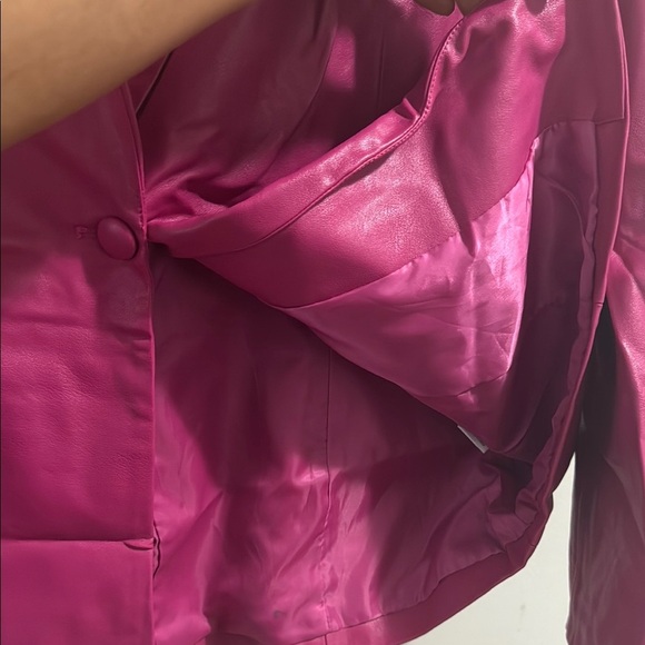 LE LIS Collection Women's Pink Blazer Jacket - Picture 7 of 8